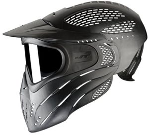 JT Premise Headshield Paintball Goggle Single Pane & Clear Lens, Black, One Size (23248) Image