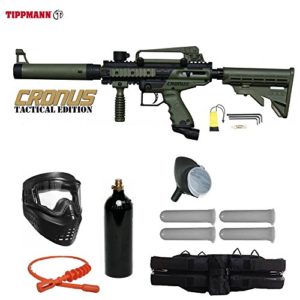 Tippmann Cronus Paintball Marker Gun -Tactical Edition- Olive Starter Package Image