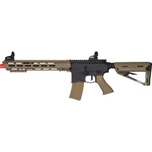 Valken ASL Series M4 Airsoft Rifle AEG 6mm Rifle – Tango – Black/Tan