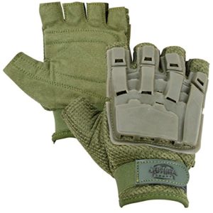 Valken V-TAC Half Finger Plastic Back Airsoft Gloves Image